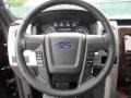 Black 2012 Ford F150 Lariat SuperCrew 4x4 Steering Wheel