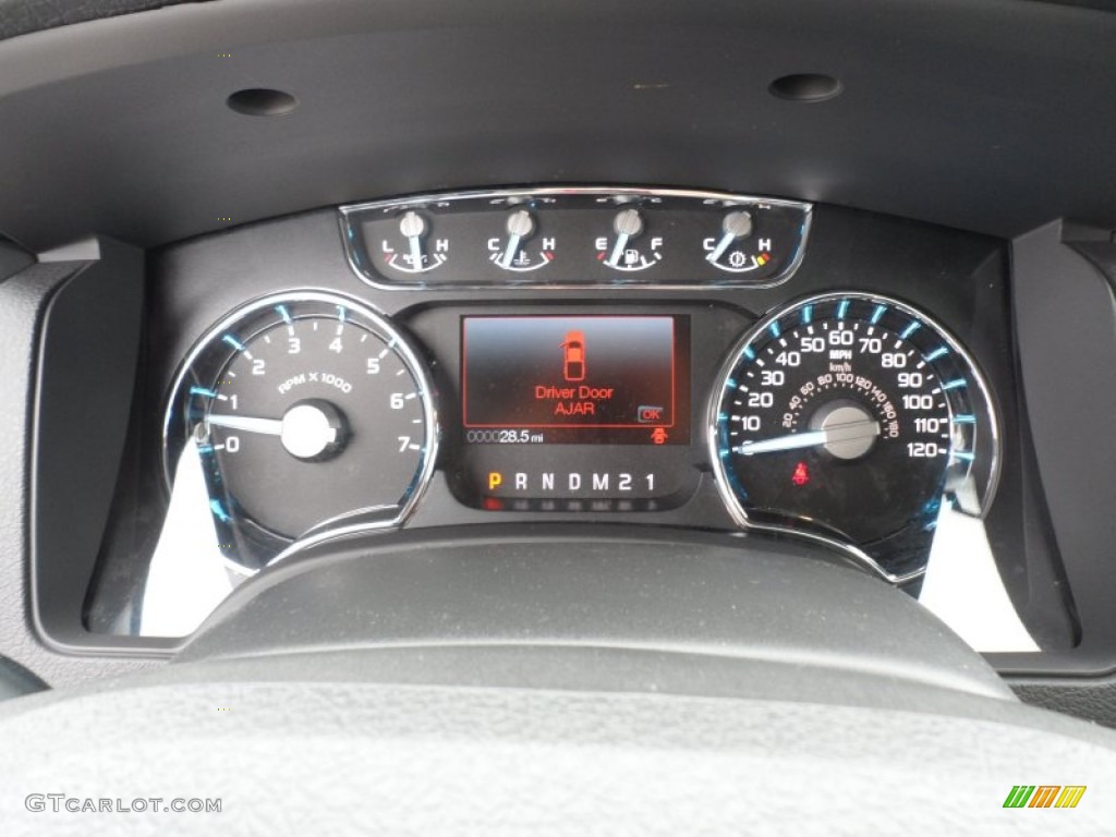 2012 Ford F150 Lariat SuperCrew 4x4 Gauges Photo #62712011