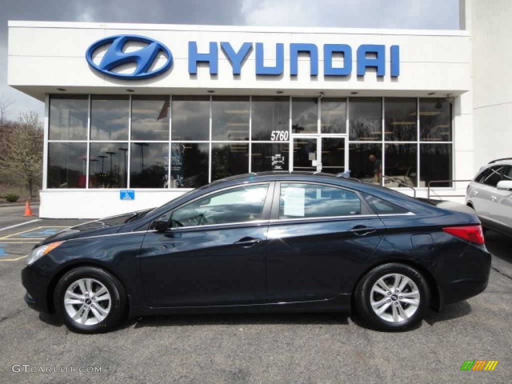 Pacific Blue Pearl 2011 Hyundai Sonata GLS Exterior Photo #62712869