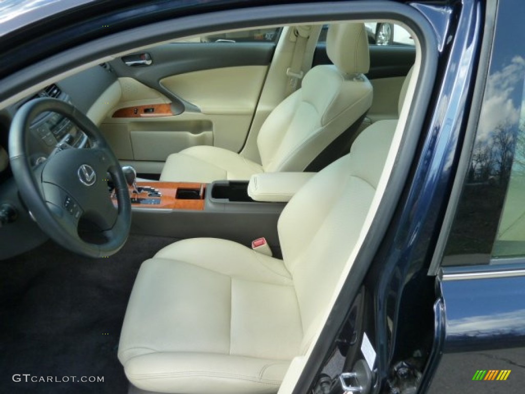 Ecru Interior 2009 Lexus IS 250 AWD Photo #62713433