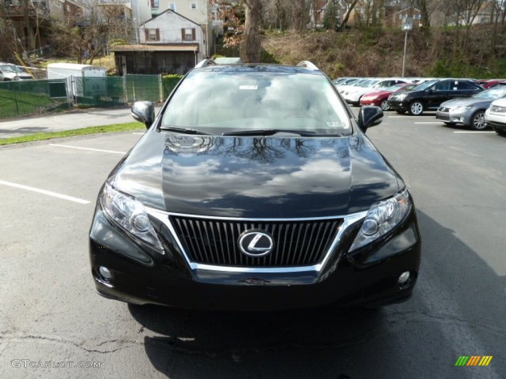 2012 RX 350 AWD - Stargazer Black / Parchment photo #7