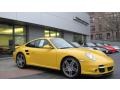 2007 Speed Yellow Porsche 911 Turbo Coupe  photo #1