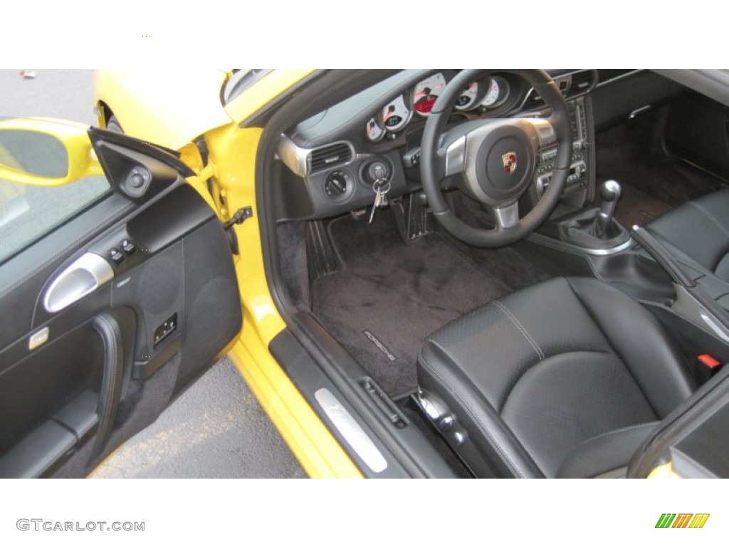 2007 911 Turbo Coupe - Speed Yellow / Black photo #12