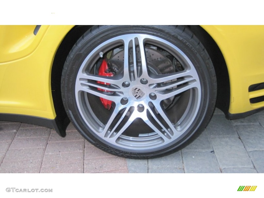 2007 911 Turbo Coupe - Speed Yellow / Black photo #23