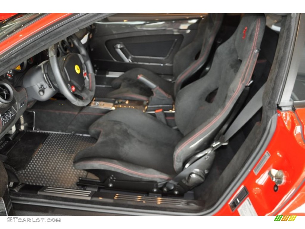 Black Interior 2008 Ferrari F430 Scuderia Coupe Photo #62717949