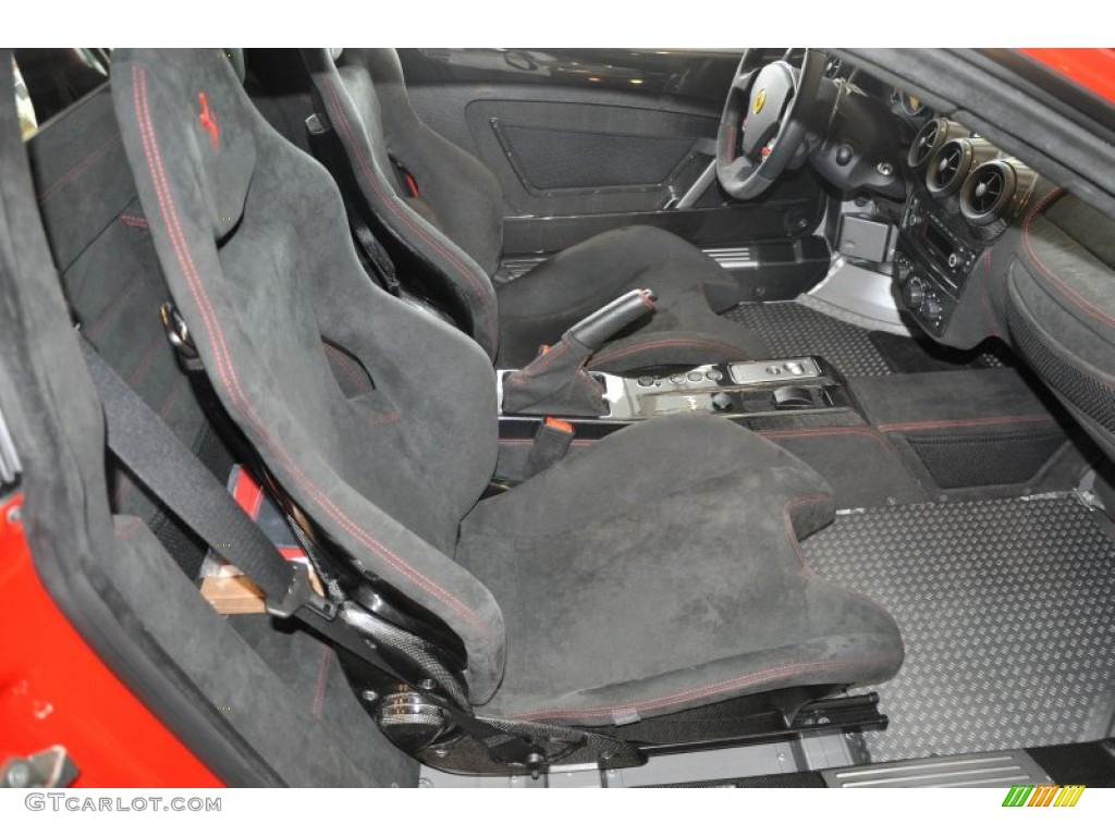 Black Interior 2008 Ferrari F430 Scuderia Coupe Photo #62717986