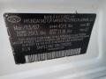  2008 Sonata Limited V6 Powder White Pearl Color Code W1