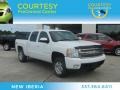 2008 Summit White Chevrolet Silverado 1500 LTZ Crew Cab 4x4  photo #1
