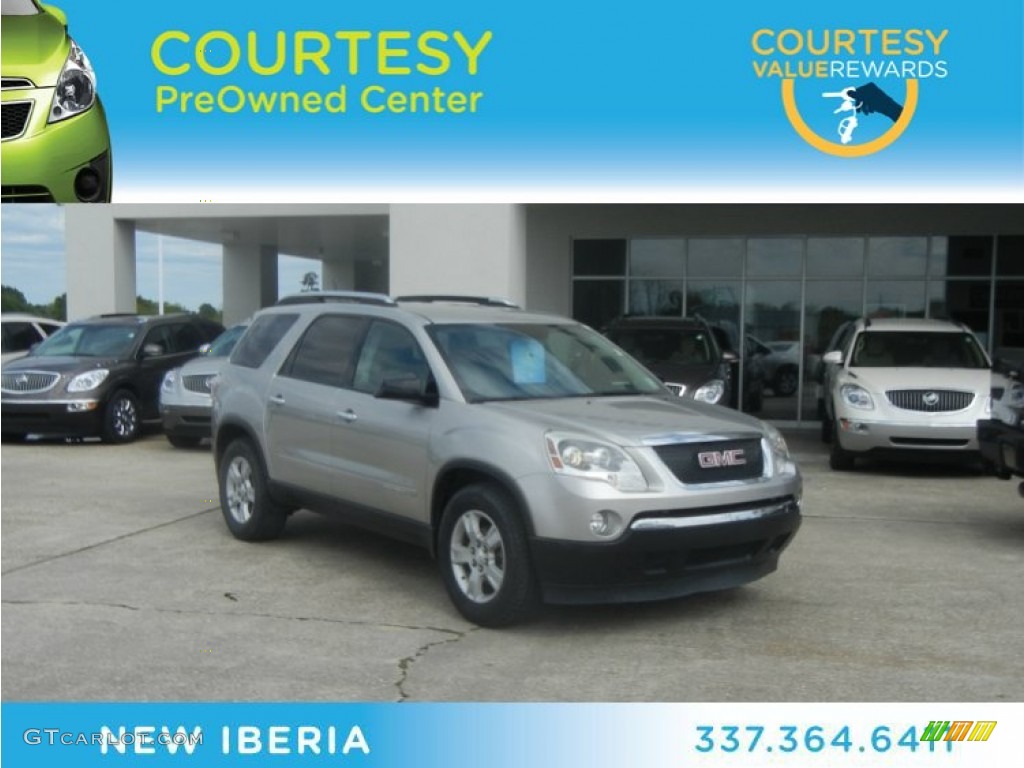 2007 Acadia SLE - Liquid Silver Metallic / Ebony photo #1