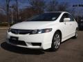 Taffeta White - Civic LX Sedan Photo No. 6