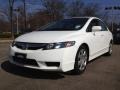 2009 Taffeta White Honda Civic LX Sedan  photo #6