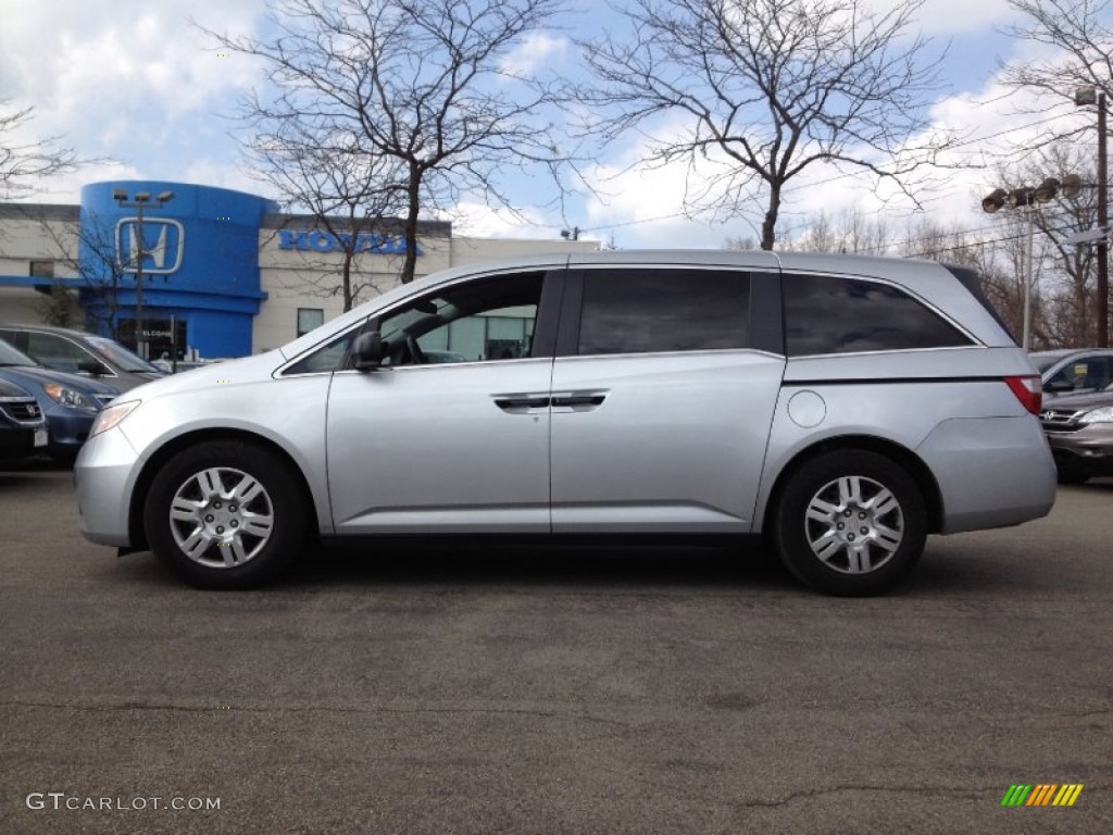 2011 Odyssey LX - Alabaster Silver Metallic / Gray photo #1