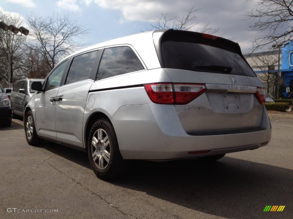2011 Odyssey LX - Alabaster Silver Metallic / Gray photo #11