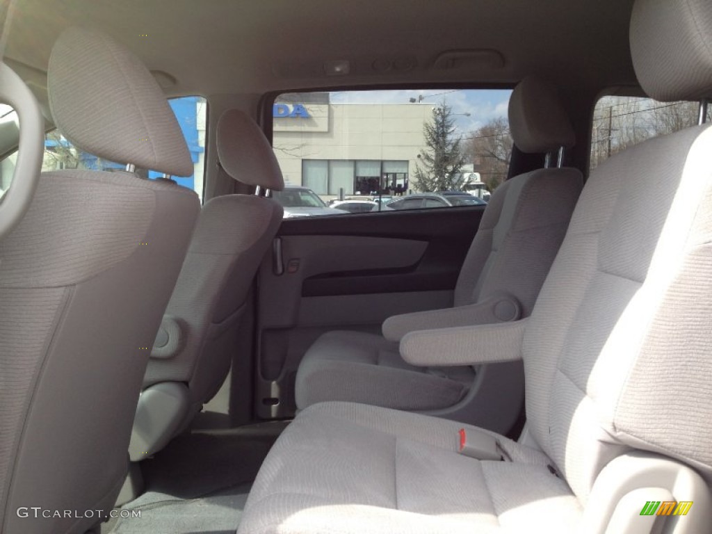 2011 Odyssey LX - Alabaster Silver Metallic / Gray photo #14