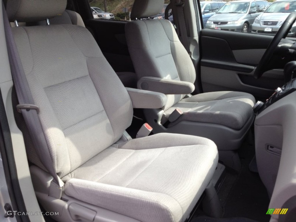 2011 Odyssey LX - Alabaster Silver Metallic / Gray photo #19