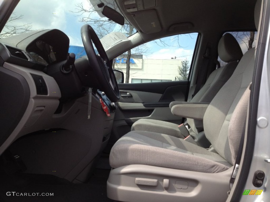 2011 Odyssey LX - Alabaster Silver Metallic / Gray photo #20