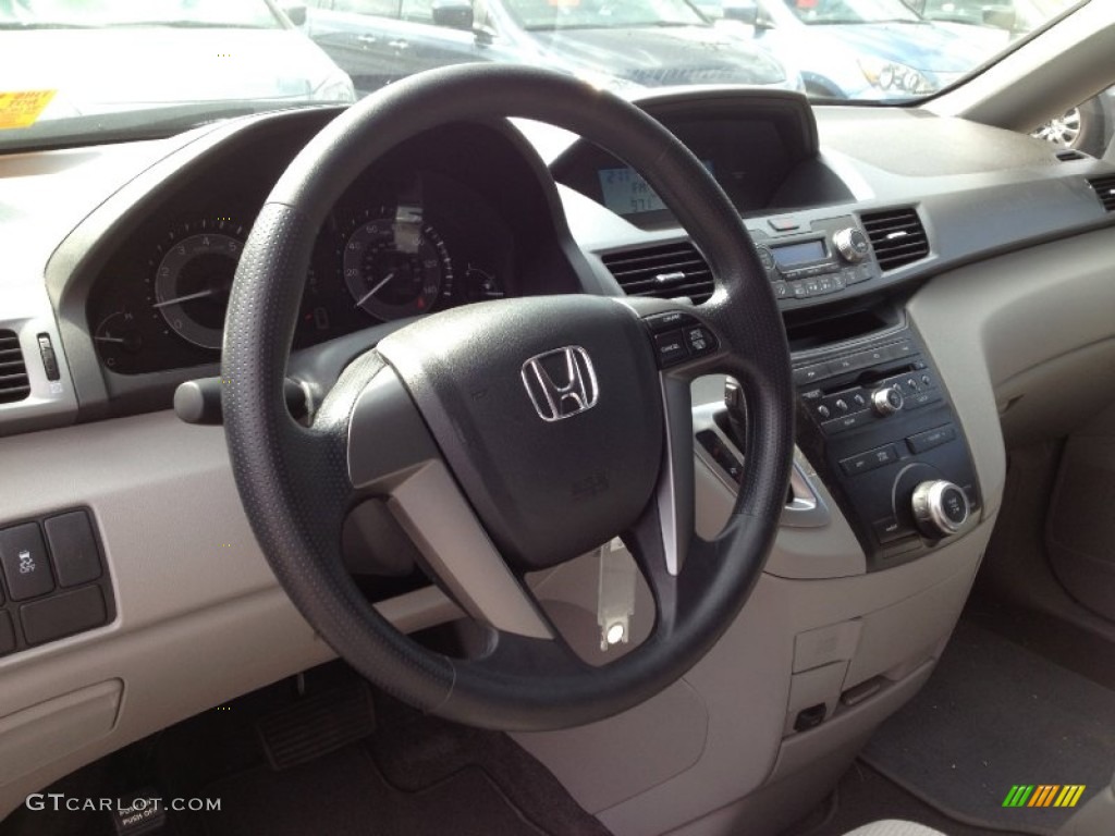 2011 Odyssey LX - Alabaster Silver Metallic / Gray photo #24
