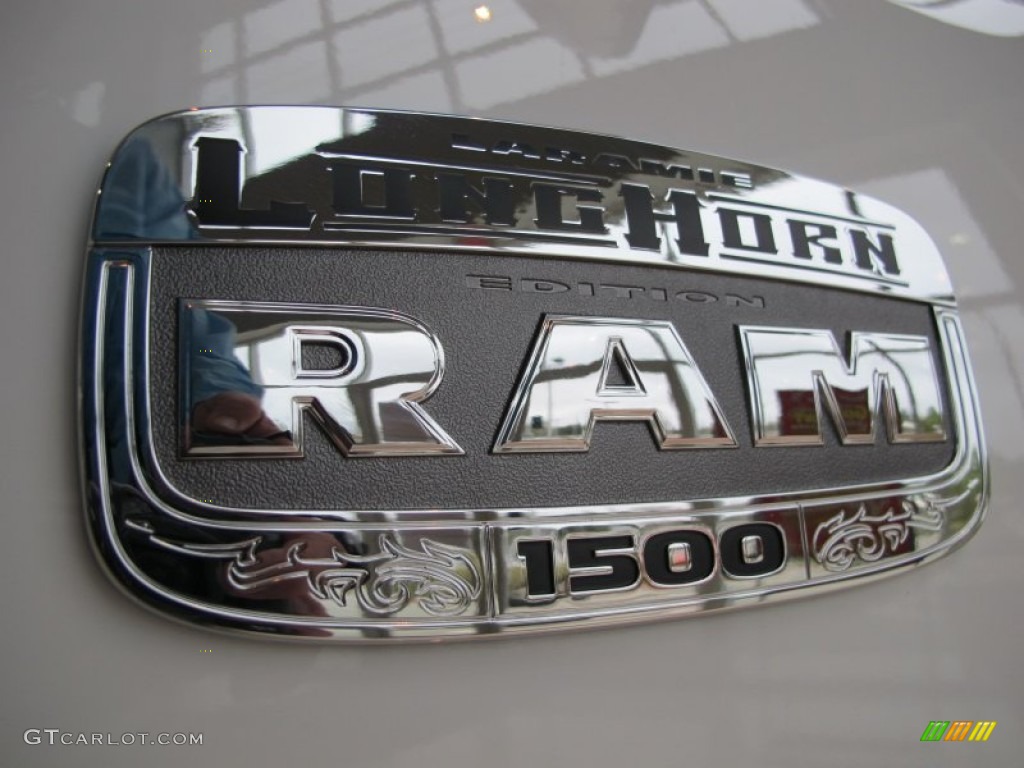 2012 Ram 1500 Laramie Longhorn Crew Cab - Bright White / Light Pebble Beige/Bark Brown photo #4