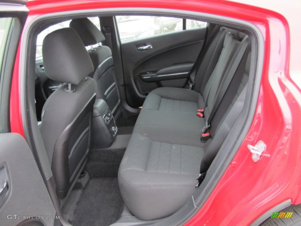 Black Interior 2012 Dodge Charger SE Photo #62724147