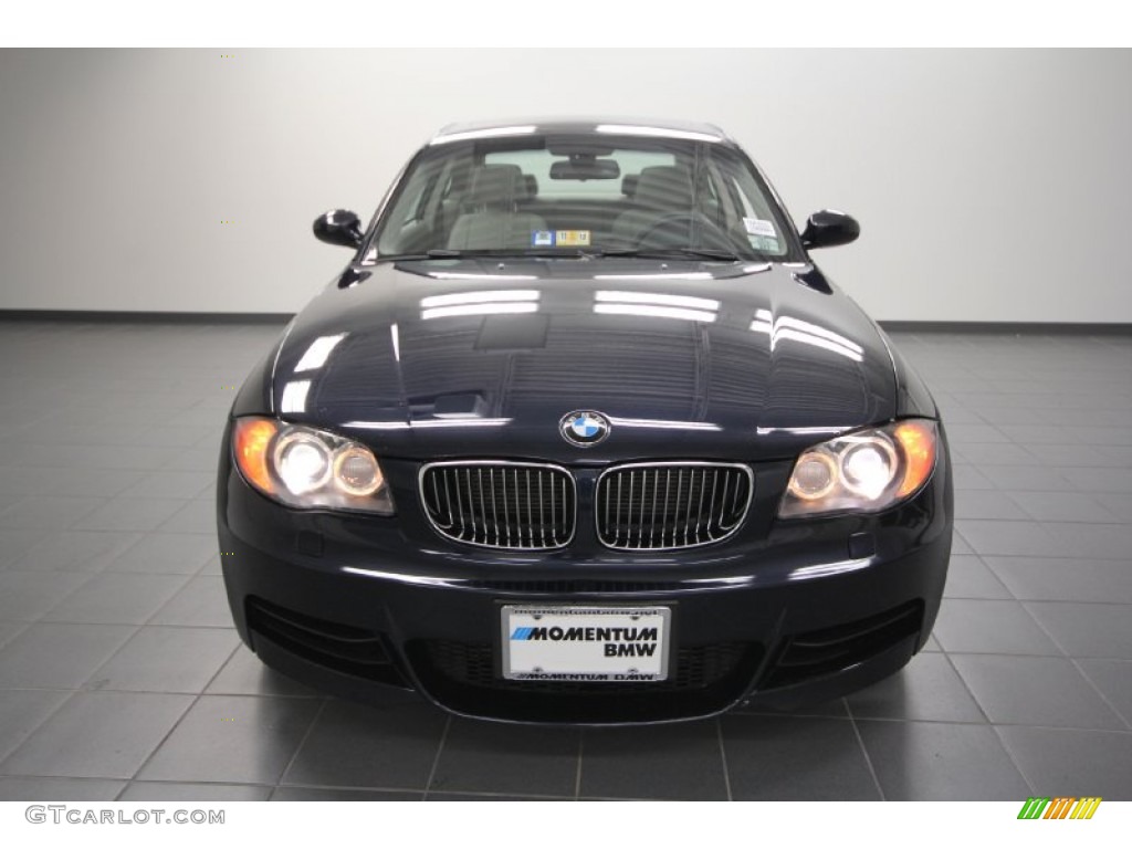 2008 1 Series 135i Coupe - Monaco Blue Metallic / Taupe photo #6