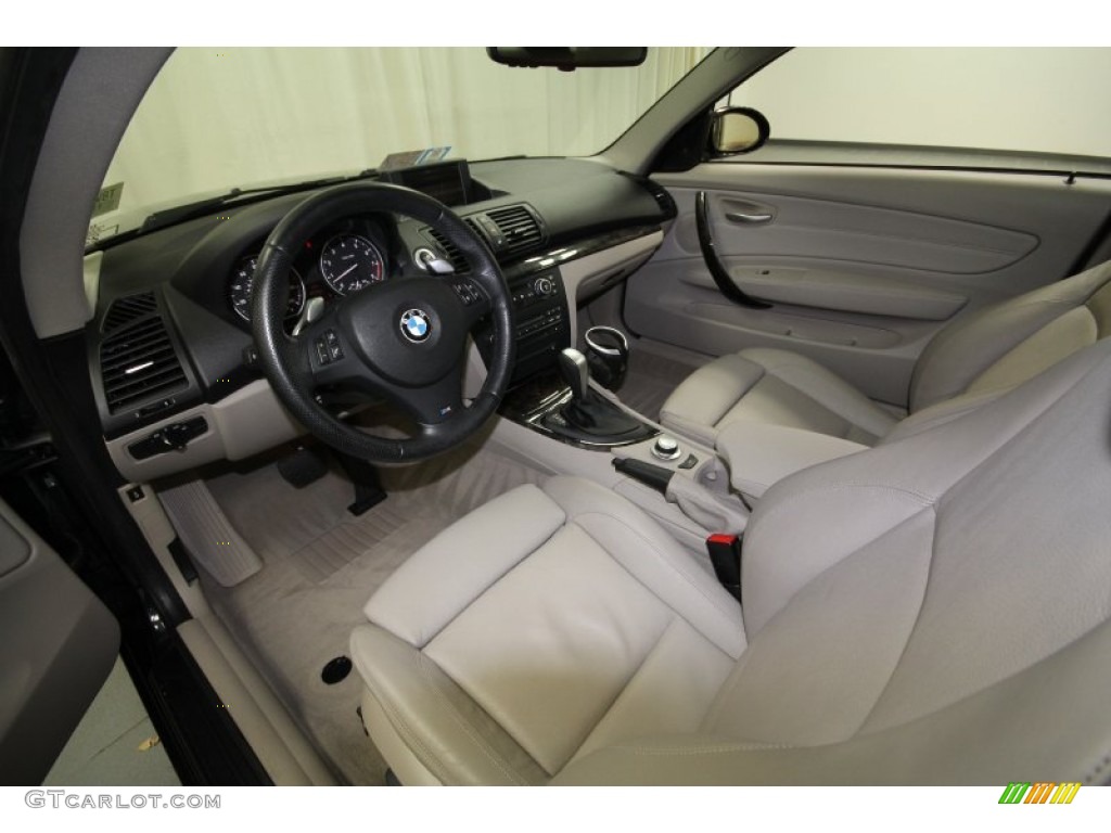 2008 1 Series 135i Coupe - Monaco Blue Metallic / Taupe photo #14