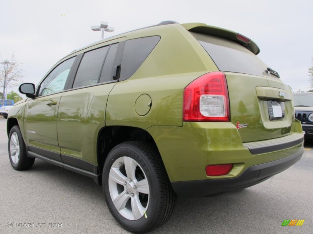Rescue Green Metallic 2012 Jeep Compass Sport Exterior Photo #62725216