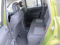 2012 Jeep Compass Dark Slate Gray Interior Rear Seat Photo