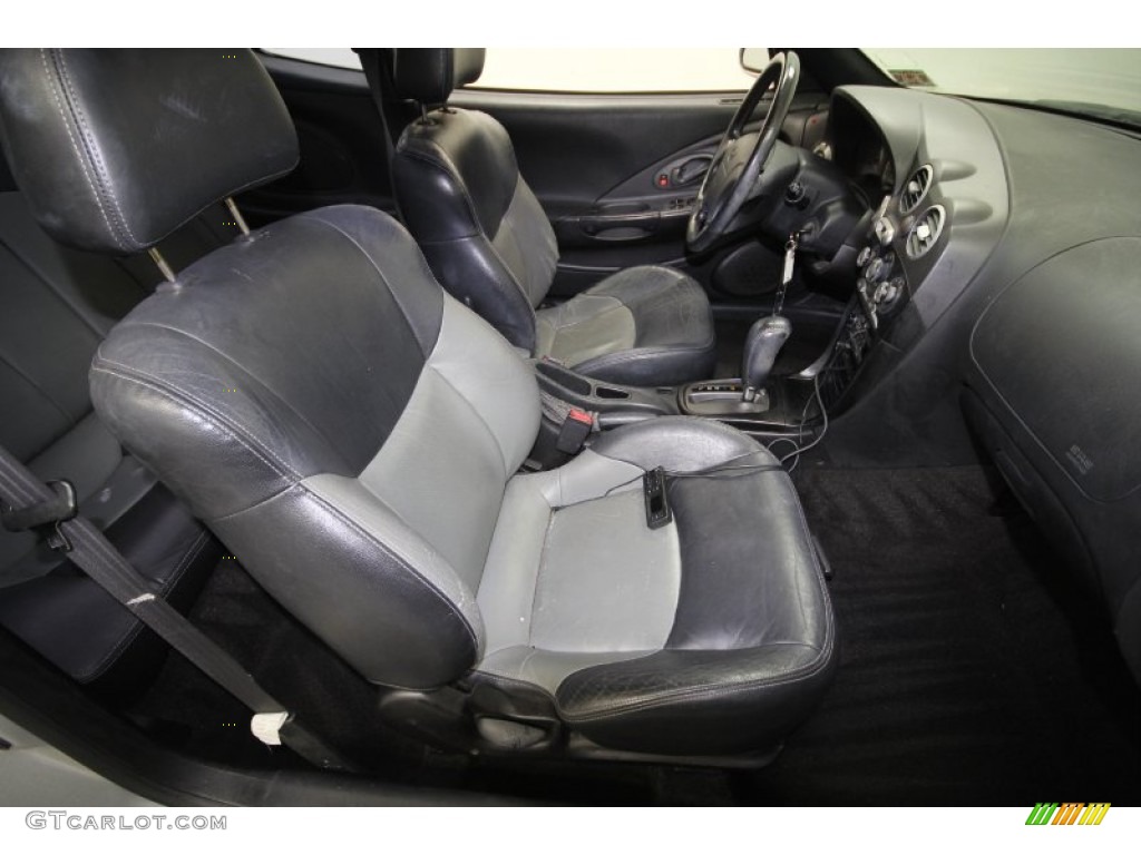 2001 Tiburon  - Super Silver / Black/Gray photo #29