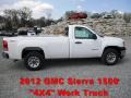 2012 Summit White GMC Sierra 1500 Regular Cab 4x4  photo #1