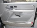 2005 Chevrolet Avalanche Gray/Dark Charcoal Interior Door Panel Photo