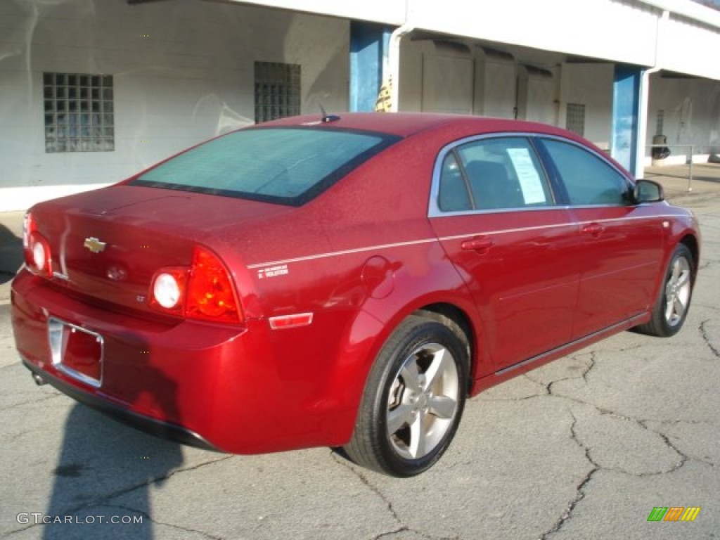 2008 Malibu LT Sedan - Red Jewel Tint Coat / Ebony photo #8