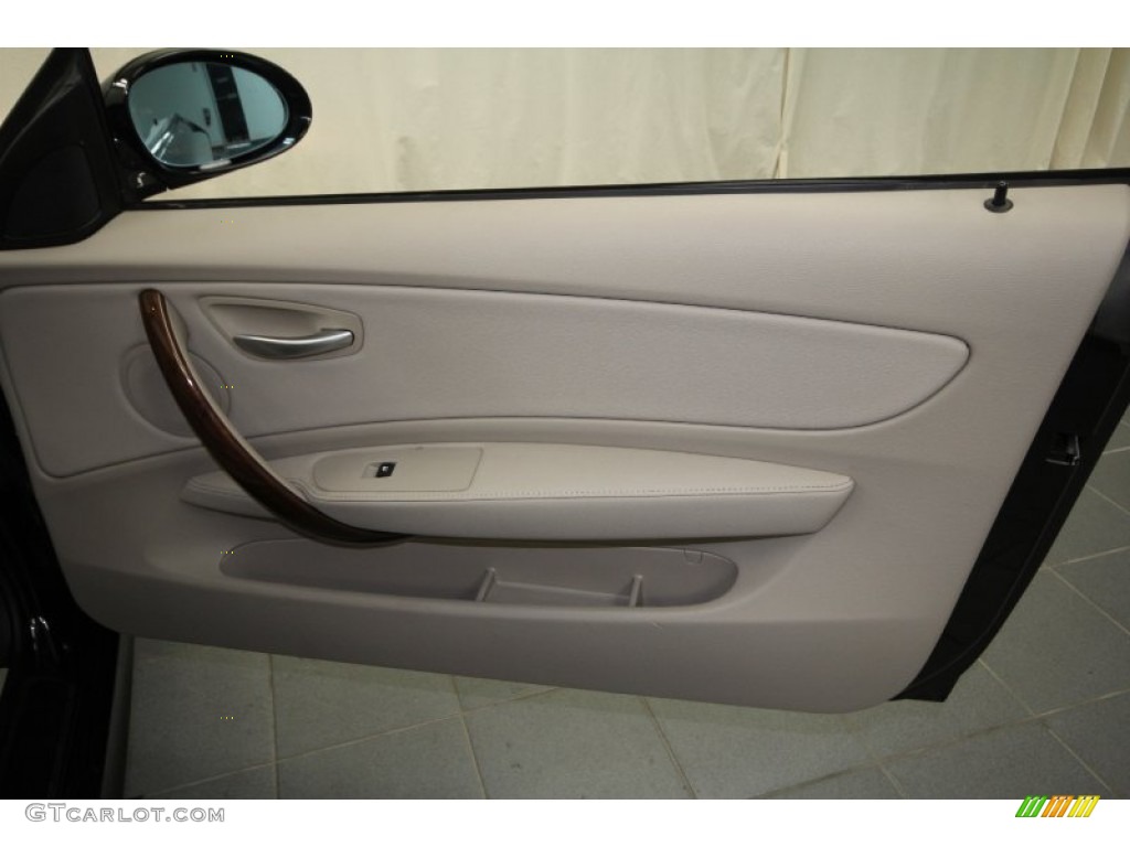 2008 1 Series 128i Convertible - Jet Black / Taupe photo #33