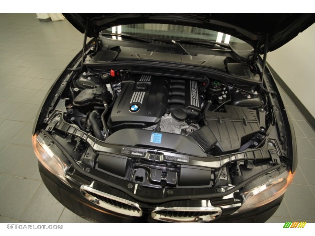 2008 1 Series 128i Convertible - Jet Black / Taupe photo #37