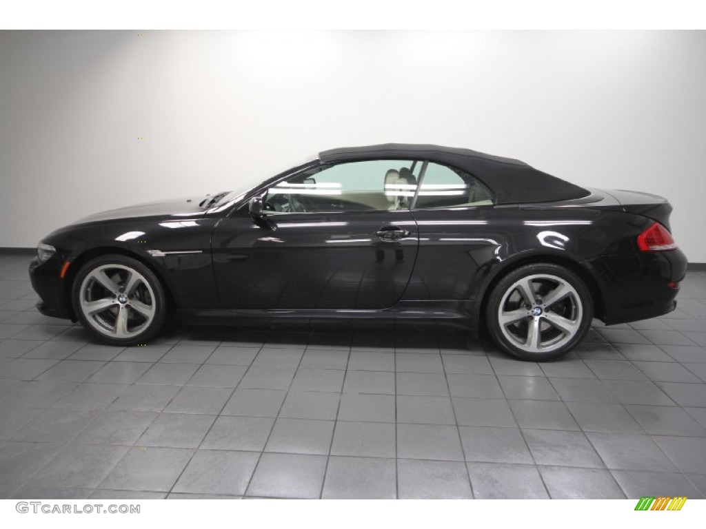Black Sapphire Metallic 2009 BMW 6 Series 650i Convertible Exterior Photo #62728457