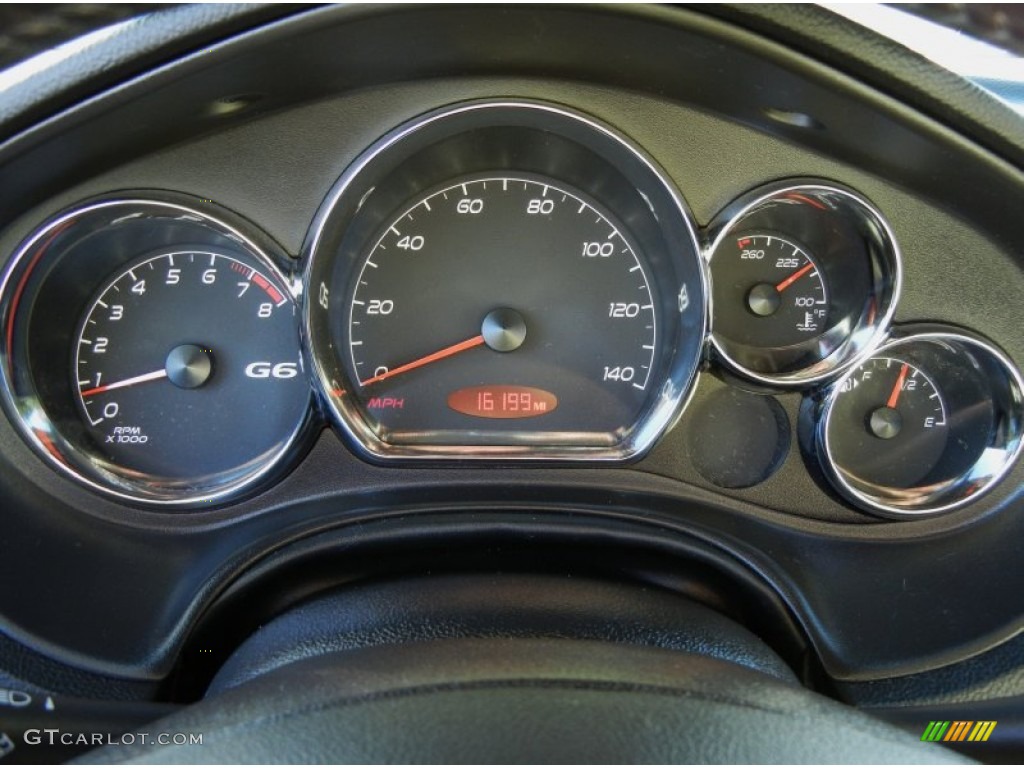 2008 Pontiac G6 GXP Sedan Gauges Photo #62730034