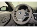 Oyster/Dark Oyster 2012 BMW 3 Series 328i Sedan Steering Wheel