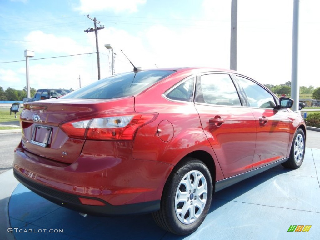 Red Candy Metallic 2012 Ford Focus SE Sedan Exterior Photo #62730559