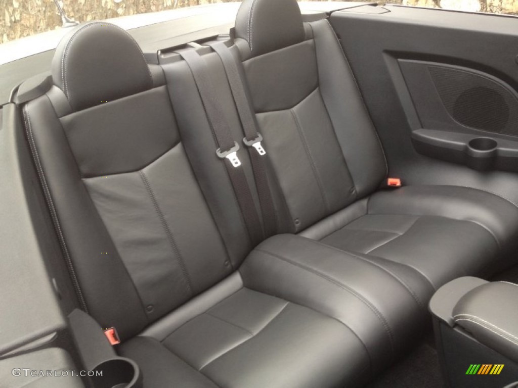 Black Interior 2011 Chrysler 200 Limited Convertible Photo #62731045