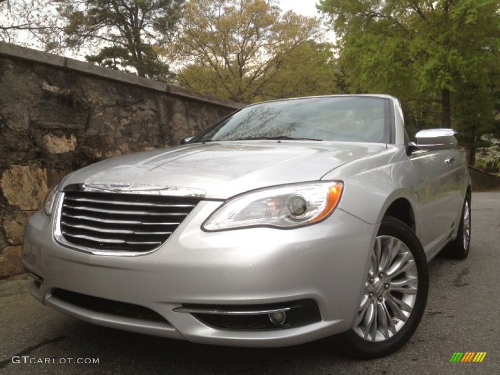 Bright Silver Metallic 2011 Chrysler 200 Limited Convertible Exterior Photo #62731198