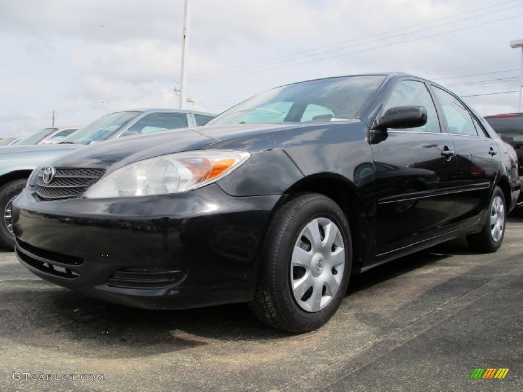 2002 Camry LE - Black / Stone photo #1