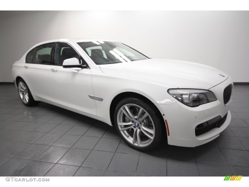 2012 7 Series 750Li Sedan - Alpine White / Black photo #1