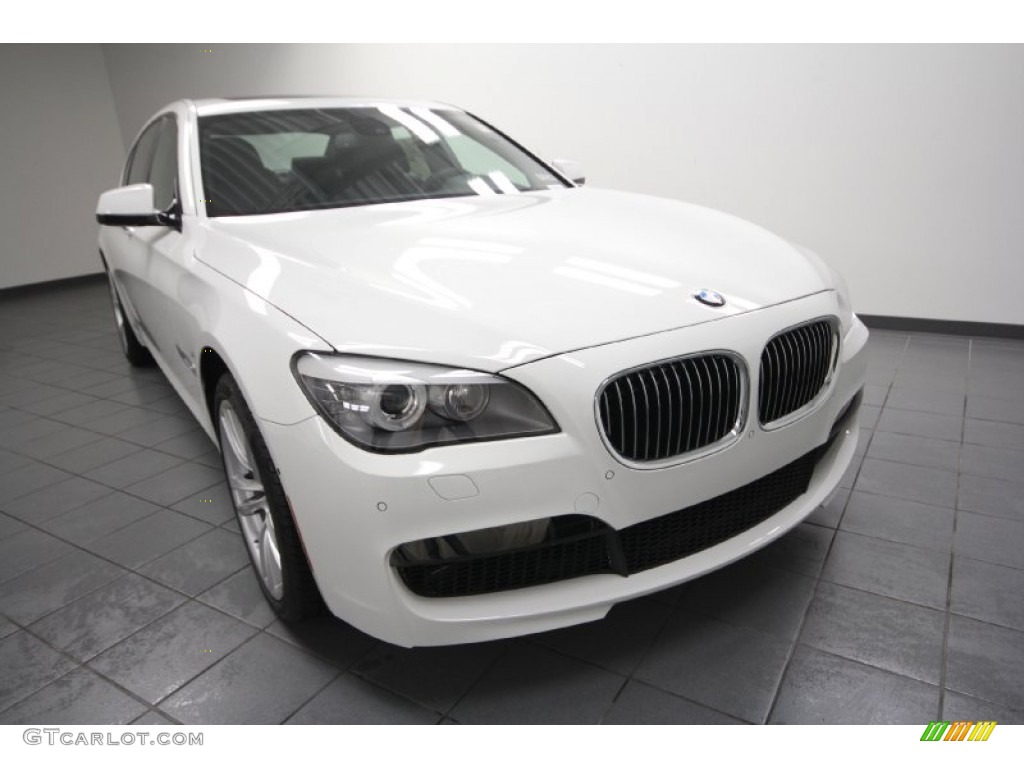 2012 7 Series 750Li Sedan - Alpine White / Black photo #5