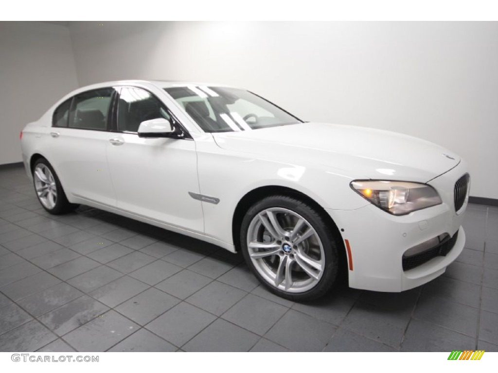 2012 7 Series 750Li Sedan - Alpine White / Black photo #6