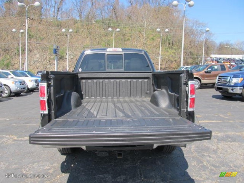 2010 F150 XLT SuperCab - Tuxedo Black / Medium Stone photo #3