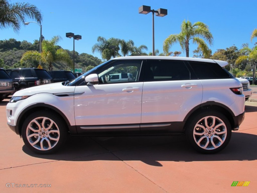 Fuji White 2012 Land Rover Range Rover Evoque Pure Exterior Photo #62733325