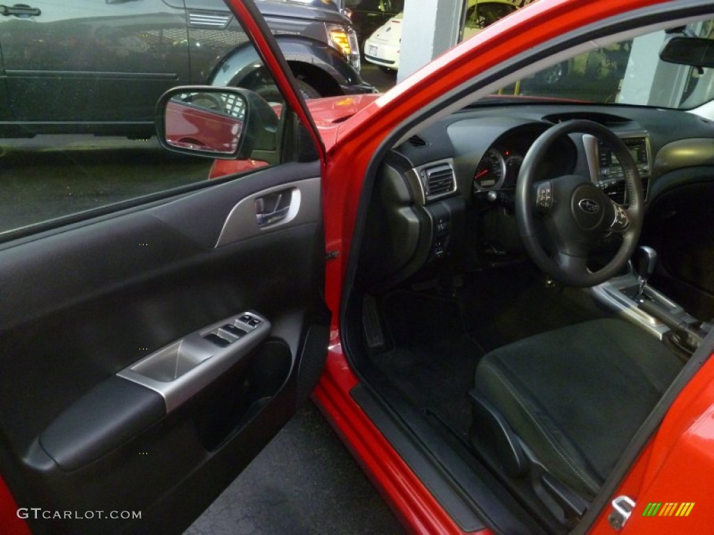 2009 Impreza 2.5i Premium Wagon - Paprika Red Pearl / Carbon Black photo #5