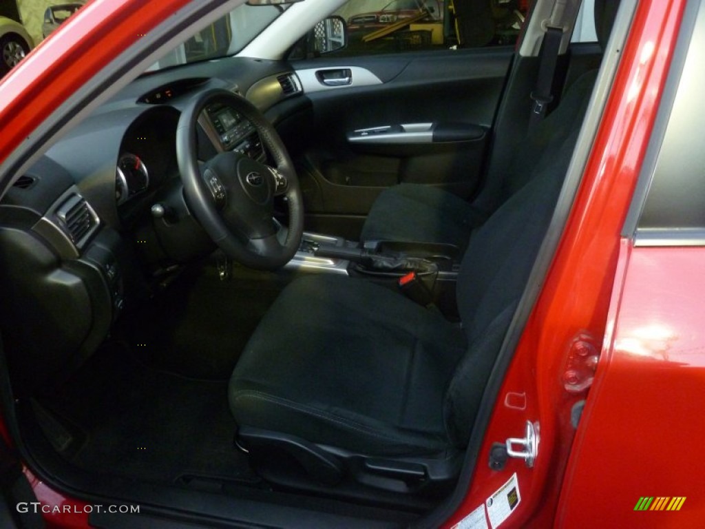 2009 Impreza 2.5i Premium Wagon - Paprika Red Pearl / Carbon Black photo #6