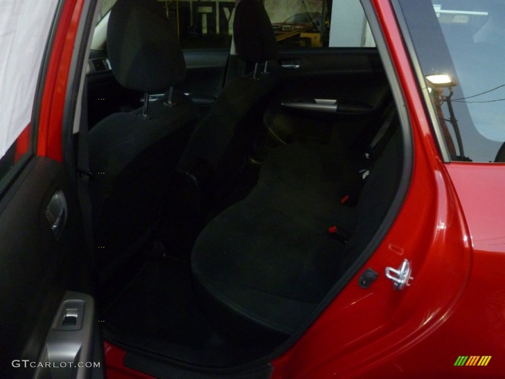 2009 Impreza 2.5i Premium Wagon - Paprika Red Pearl / Carbon Black photo #7
