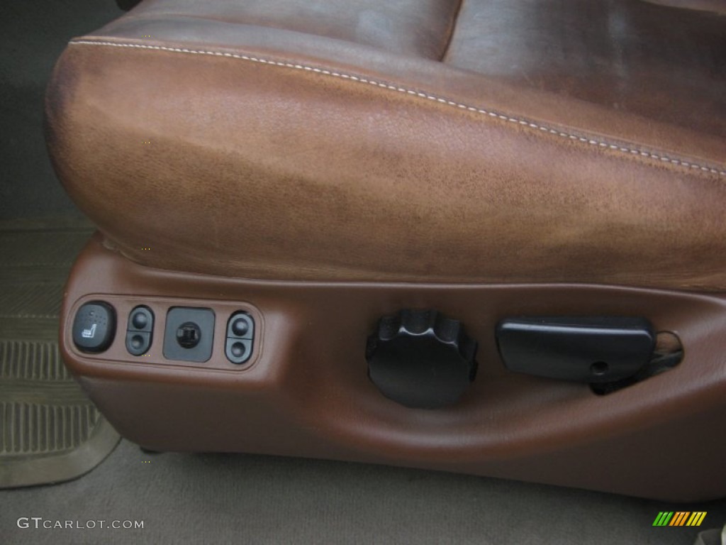 2005 F350 Super Duty King Ranch Crew Cab 4x4 - Dark Green Satin Metallic / Castano Leather photo #8