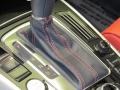 2012 Audi S4 Black/Magma Red Interior Transmission Photo